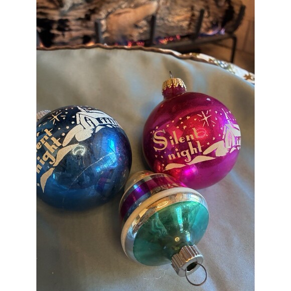 1930s Vintage Shiny Bright Ornaments Collectible Christmas Holiday - Picture 5 of 10